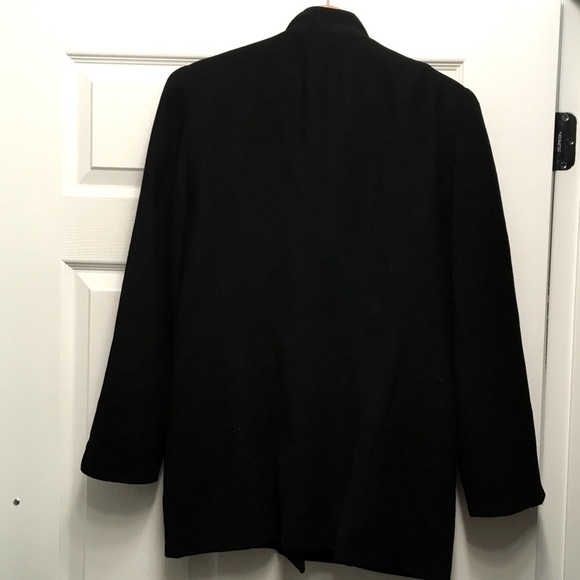Dior Black Wool Coat/Jacket Size 10 - Picture 9 of 10